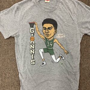 HOMAGE NBA Giannis Bucks T Shirt